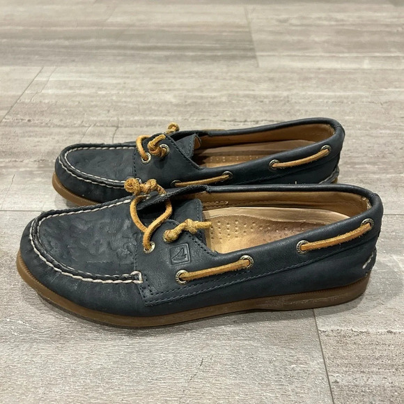Sperry Navy Blue Top Sider Shoes - Picture 1 of 4